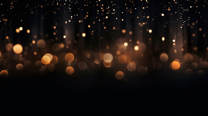 Fototapeta na wymiar Glittering blurred Lights background.Generative Ai