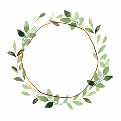 green laurel wreath