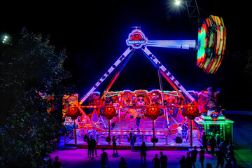 Sommerfestival Olympiapark München bei Nacht 