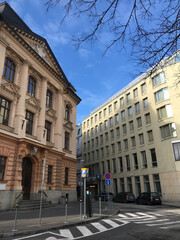 Fototapeta premium bratislava, slovakia street view