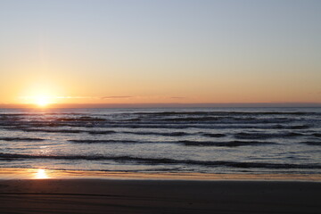 波打ち際の浜辺