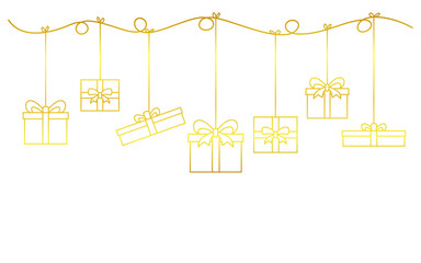 birthday gift boxes vector. gift for a element Christmas