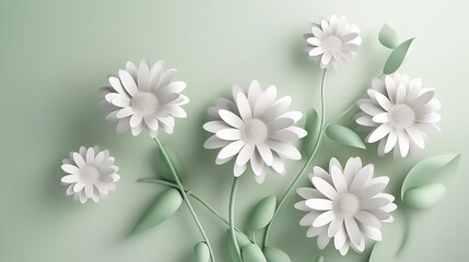 daisies background nature graphics, flower nature ornament.