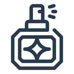 Perfume for fragrance vector icon