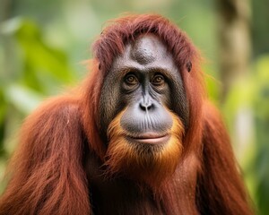 Orangutan wild animal