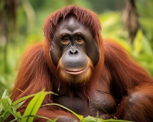 Orangutan wild animal