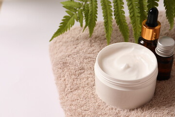 Fototapeta na wymiar cosmetic moisturizing cream