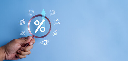 unlocking, opportunities, magnifier, seeking, finance, financial, investment, stock, graph, growth. unlocking opportunities via magnifier seeking the best investment and interest financial discovery.