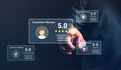 feedback, quality, rating, review, survey, experience, user, opinion, consumer, customer. pointing at customer experience and feedback. rating quality from survey, then selected to development it.