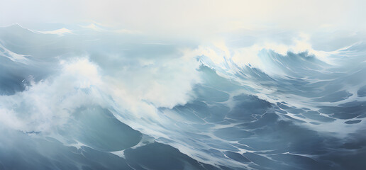 Fototapeta premium aerial sea landscape ai generative