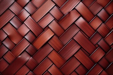 Leather woven texture with highlights in brown colour, classic style
