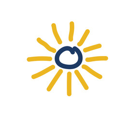 Obraz premium Abstract Retro Shape/Hand-drawn/Doodle Line Element/Colorful