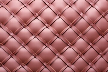 Leather woven texture with highlights in pastel pink colour, classic style
