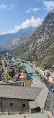 Fototapeta premium Bard, travel in Aosta Valley, Italy