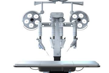 Robotic assisted surgery machine isolated