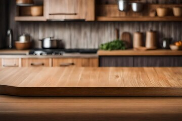 Fototapeta na wymiar kitchen interior made up of wood