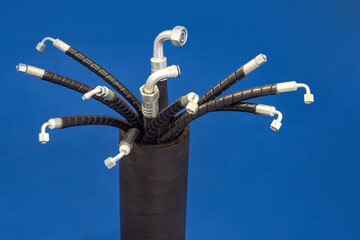 High pressure hoses. Power hydraulics. Individual hoses for pressure testing. High-pressure hoses....