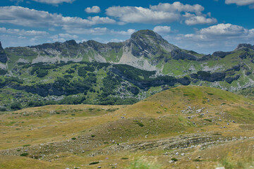 Sommer Landschaft in den Albanischen Alpen