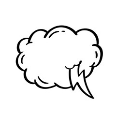 Comic speech dialogue on halftone shadow. Empty shout text box.