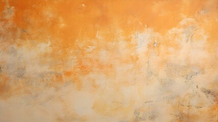 Close Up of a plaster Wall in light orange Colors. Antique Background
