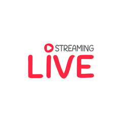 social media live broadcast icon streaming video online meeting
