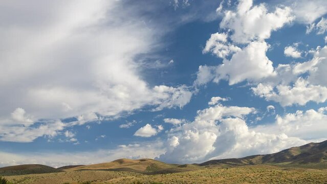 High Desert Cloud Time Lapse Near Reno Nevada