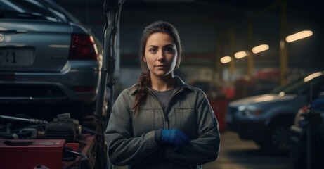 Female mechanic