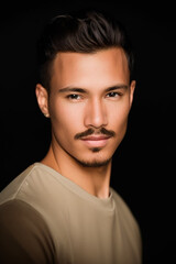 Obraz premium Elegance in Focus: Intriguing Male Portrait Images