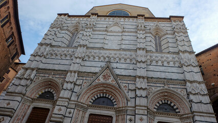 Fototapeta premium Battistero di San Giovanni Battista in Siena - Toskana Italien 