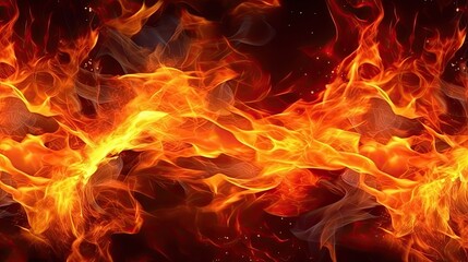 Texture of burning fire