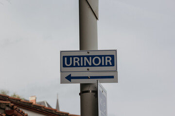 sign in the city