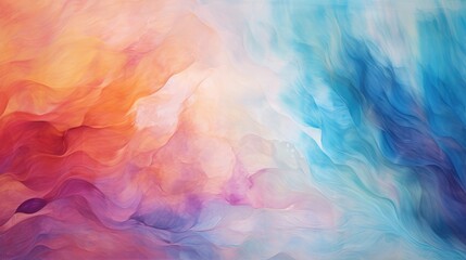 Abstract colorful painting on canvas background, Generative AI