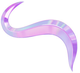 3D metallic chrome iridescent abstract shape illustration. Fluid design element holographic liquid 3D shape. Abstract background 3d rendering.