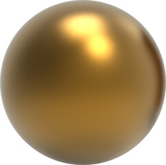 golden sphere 3D