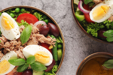 Nicoise salad - traditional French dish