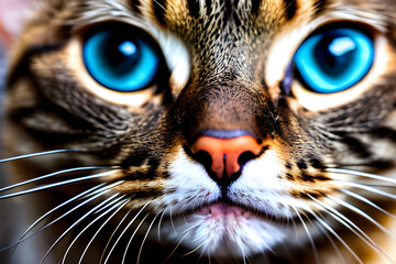 close up of a cat