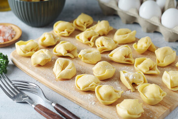 Tortellini - dumplings typical dish from Italian cuisine
