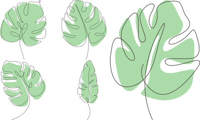 Abstract Monoline Flower