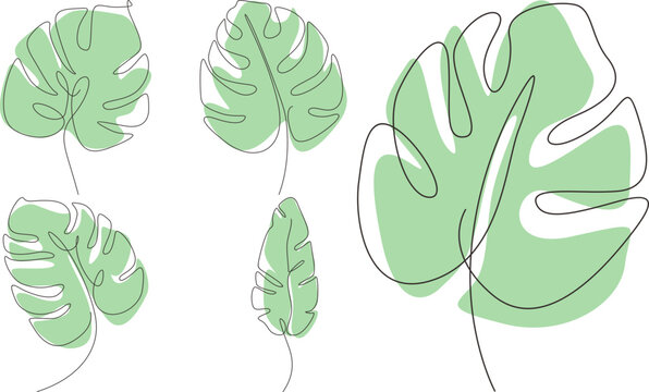 Abstract Monoline Flower
