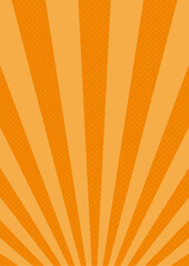 黄色とオレンジのサンバースト　集中線　ベクター　背景　バナー　sunburst vector. illustration of radiant background. Sun ray vector background. rays texture background.yellow and orange vector sunburst.