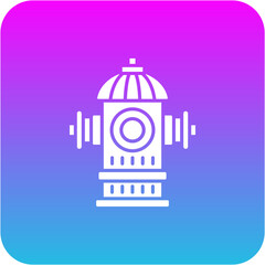 Fototapeta premium Hydrant Icon