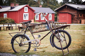 Fototapeta premium Gammelstaden or Gammelstad near Lulea Old Town in Sweden Arctic Circle