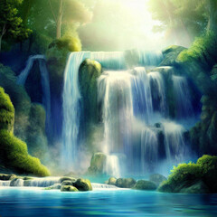 waterfall in the forest