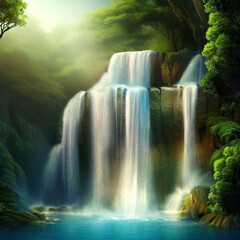 waterfall in the forest
