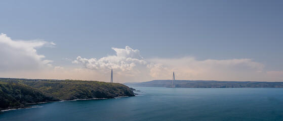 Black see - The Bosforus strait begining Yavuz Sultan Selim brigde