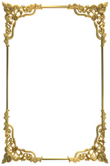 Luxury Gold Frame Border