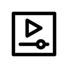 video line icon