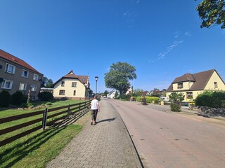Obraz premium walk through the small city Niepars
