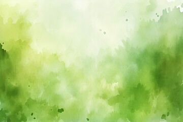 Fototapeta na wymiar green watercolor background