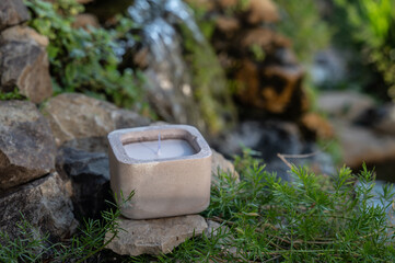 Women love romance and soulful nights…
A candle for romantic nights, by using handicraft,...